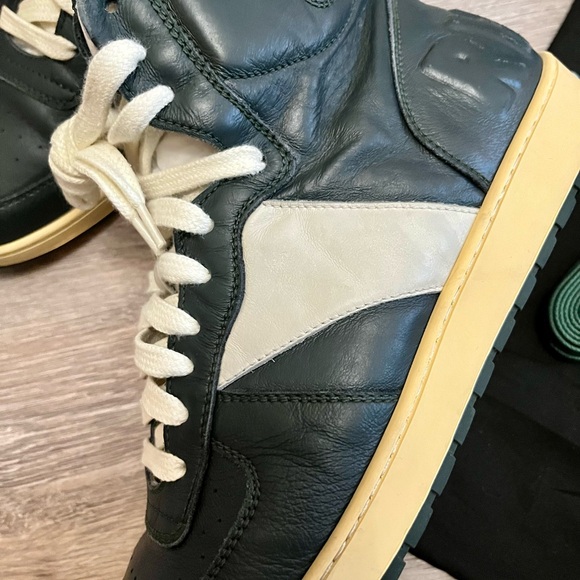 Rhude Men's High-Top Sneakers - Black and White - Picture 4 of 7